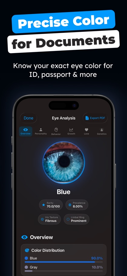 Eye Color Identifier Analyzer screenshot 2