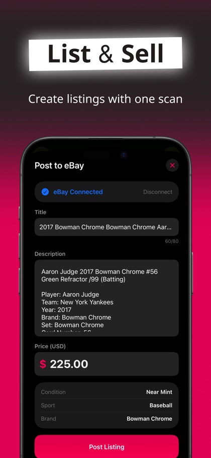 Sports Card Scanner: ScoutCard screenshot 3