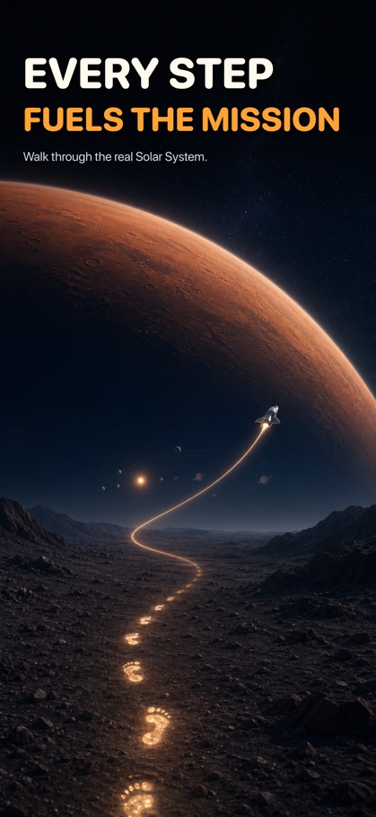 Step Counter: AstroSteps screenshot 1